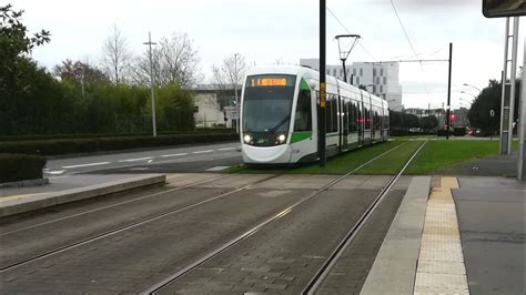 Tramway ligne 1 à Nantes : François Mitterrand / Jamet  .